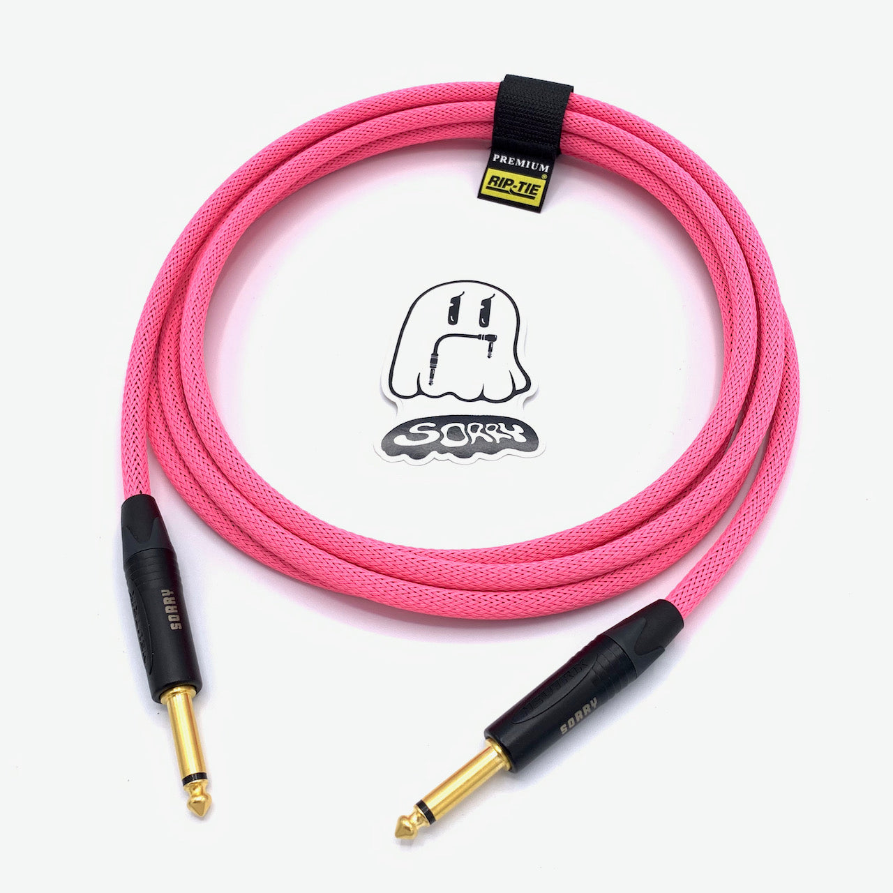 SORRY Microphone Cable - Neon Green – SORRY Cables